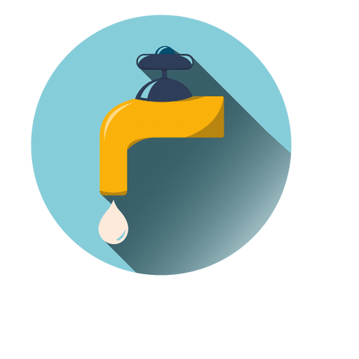 Water Tap Round Icon