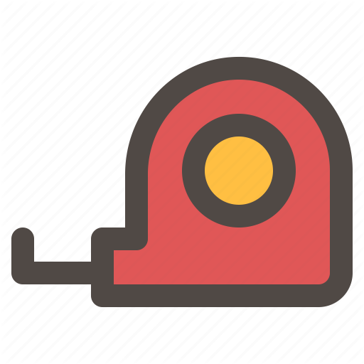 Measure, Measuring, Metre, Rule, Scale, Tape Icon