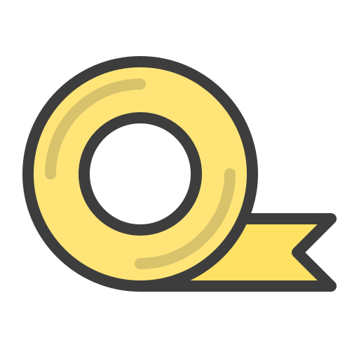 Adhesive, Tape Icon Free Of The Art Tools Colored