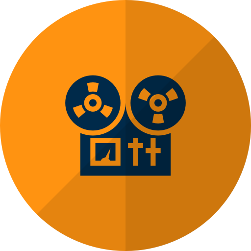 Reel, To, Reel, Tape, Recorder, Musical, Instrument Icon Free