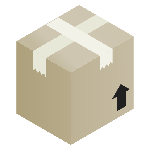 Box, Brown, Cardboard, Package Icon
