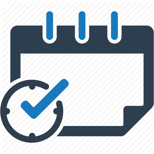 Calendar, Checkmark, Completed, Done, Task Icon