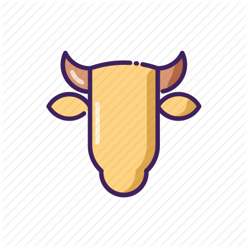 Animal, Horoscope, Line, Taurus, Thin, Zodiak Icon