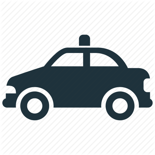 Cab, Car, Police, Taxi Icon
