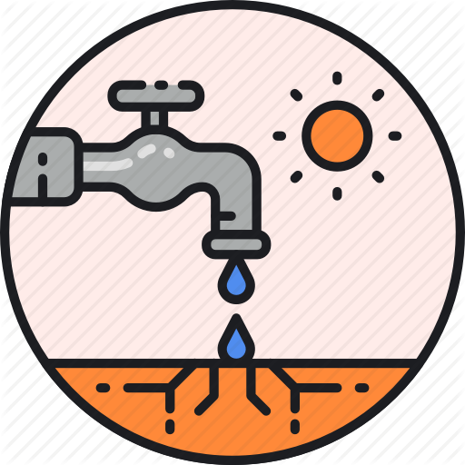 Drought, Dry, Dryness, Pipe, Scarcity, Shortage, Water Icon