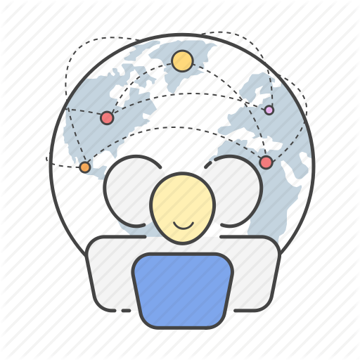 Collaboration, Globe, Group, International, Network, Team Icon
