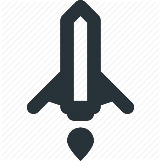 Launch, Notification, Rocket, Ship, Space, Tech Icon