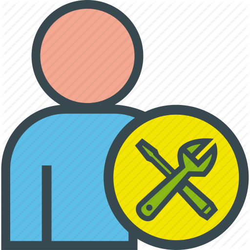 Human, Man, Person, Service, Technic, Technical Icon