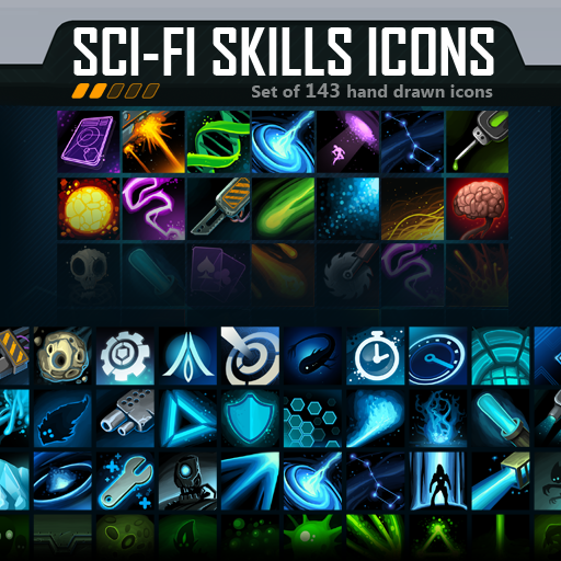 Scifi Skills Icons