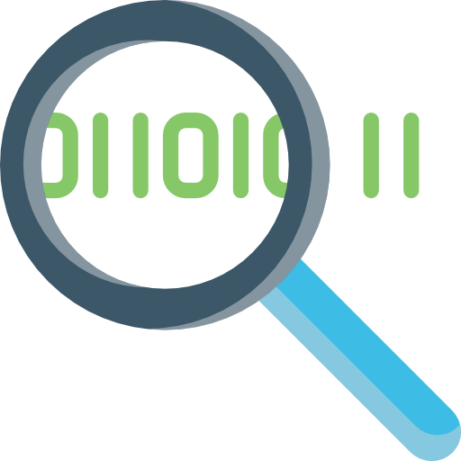 Technology Loupe Icon