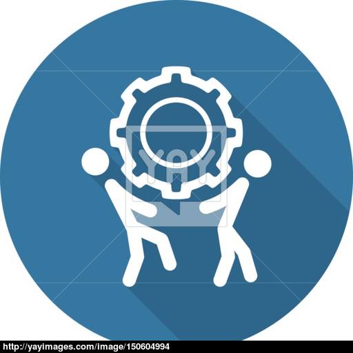 Technical Support Icon Flat Design Vector