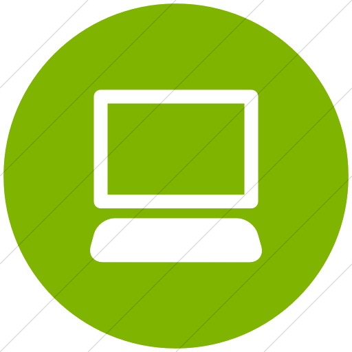 Flat Circle White On Green Ocha Humanitarians Activity