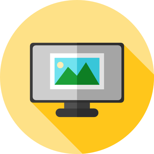 Screen, Television, Technology Icon