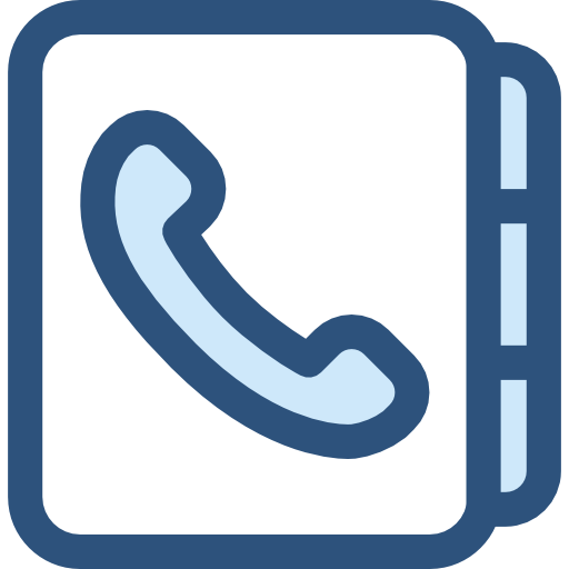 Emails, Phone Book, Communications, Contacts, Notepad, Agenda Icon