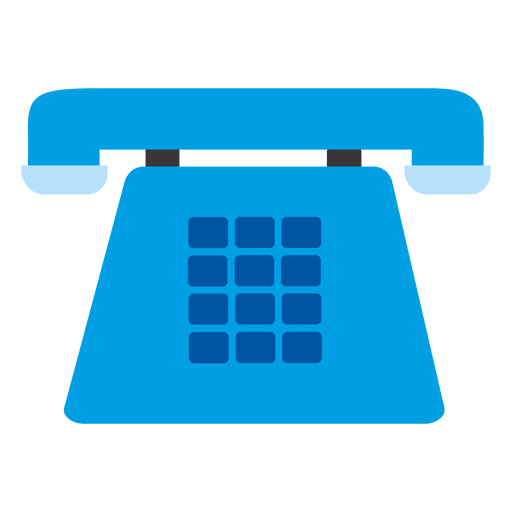 Blue Telephone Icon