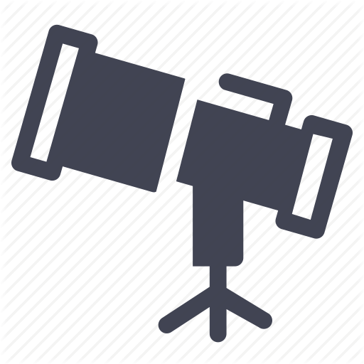 Explore, Find, Search, Space, Telescope Icon