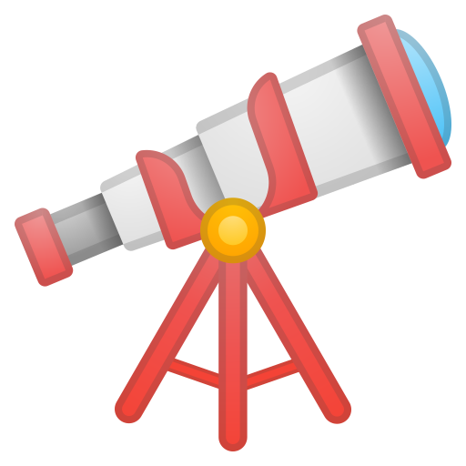 Telescope Icon Noto Emoji Objects Iconset Google