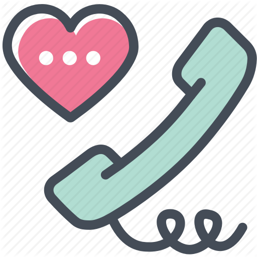 Call, Day, Love, Message, Phone, Tell, Valentine Icon