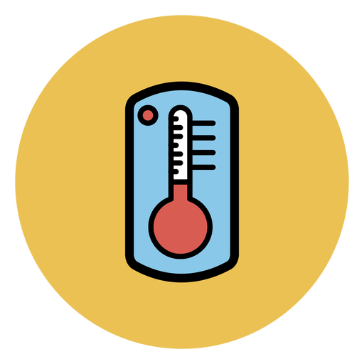 Thermometer Colorful Icon