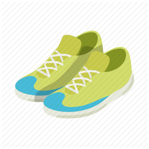 Athletic, Isolated, Isometric, Shoe, Sneaker, Sport, Tennis Icon