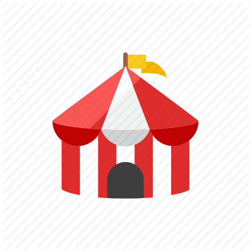 Circus, Tent Icon