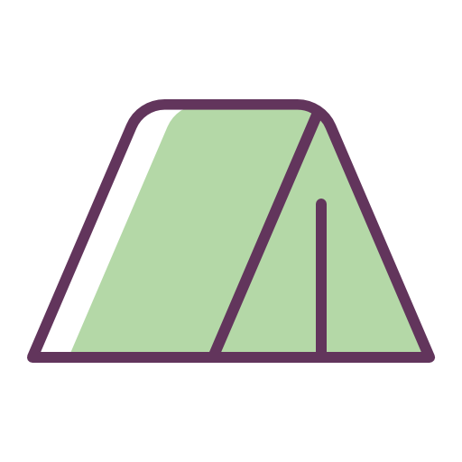 Tent Icon Free Of Line Color Mix Icons