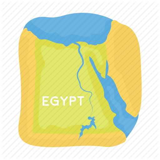 Egypt, Geographic, Location, Map, Place, State, Territory Icon