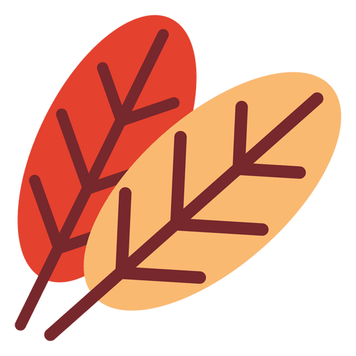 Flat Leaves Icon