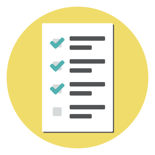 Checklist, Document, Exam, Form, Report, Test Icon