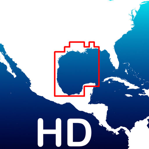 Aqua Map Alabama To Texas Hd