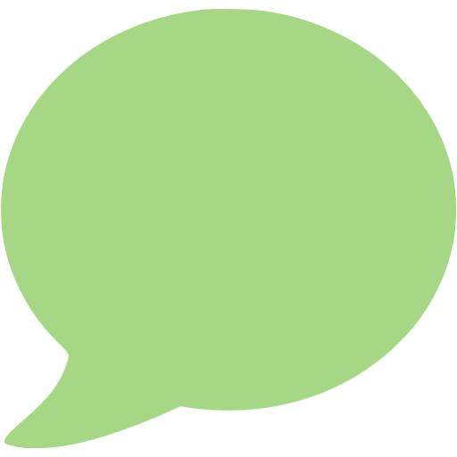 Guacamole Green Speech Bubble Icon