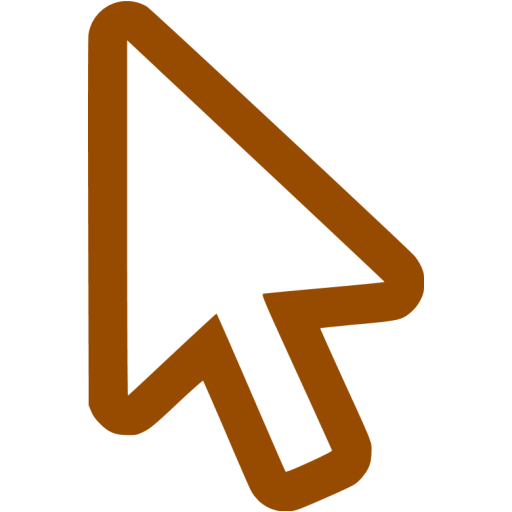 Brown Cursor Icon
