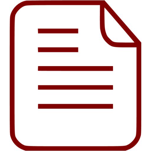 Maroon Text Icon