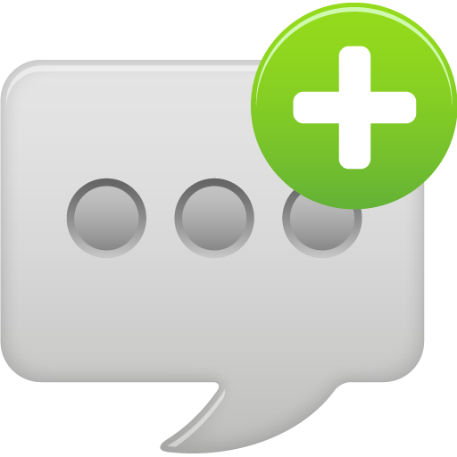 New, Circle, Text, Message Icon Free Of Pretty Office Icons