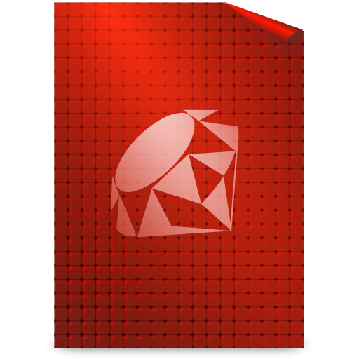 Mime, Gnome, Ruby Icon