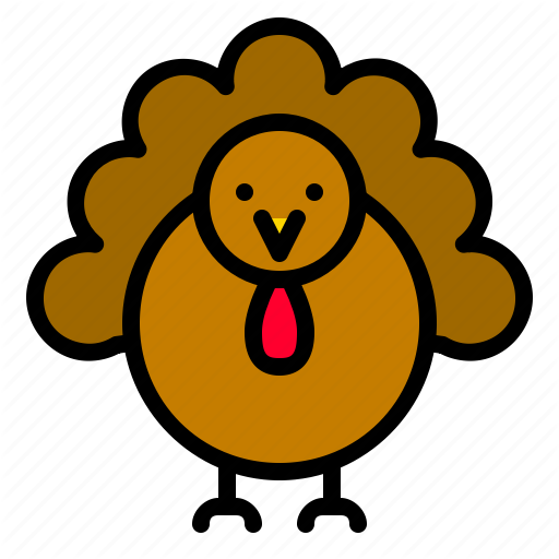 Animal, Autumn, Fall, Farm, Thanksgiving, Turkey Icon