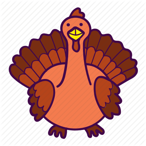 Bird, Thanksgiving, Turkey Icon