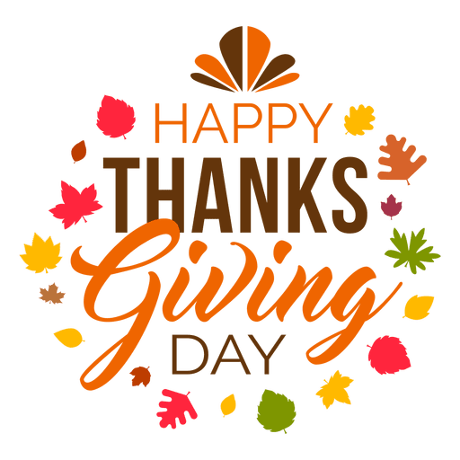 Happy Thanksgiving Day Logo