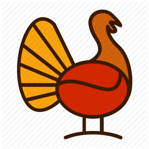 Holiday, Thanksgiving, Turkey Icon