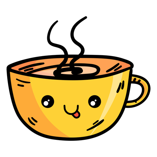 Thanksgiving Coffee Cartoon Icon