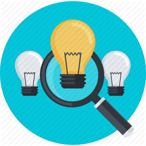 Best, Consulting, Idea, Round, Search, Solution Icon