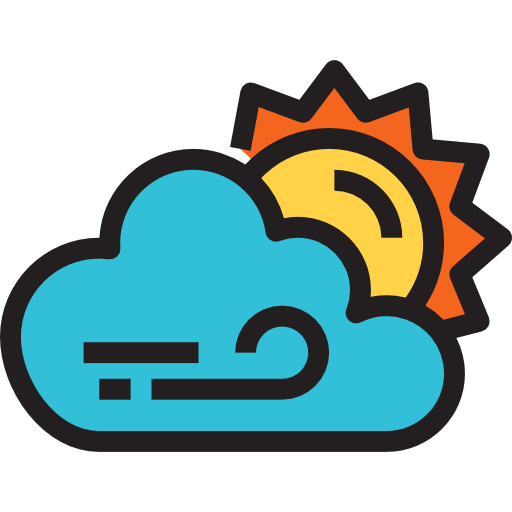 Clouds And Sun, Sky, Cloudy, Weather, Meteorology, Sunny, Cloud Icon