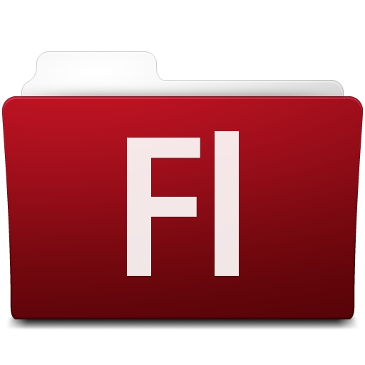 Adobe Flash Folder Icon