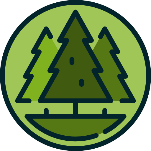Pines, Park, Woods, Pine, Trees, Nature, Forest Icon
