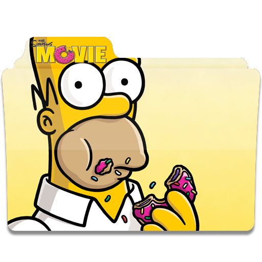 The Simpsons, Folder, Folders, Movie, Homer Icon Free Of Simpsons