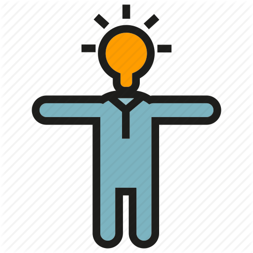 Bulb, Creative, Ida, Light, Man, People, Thinker Icon