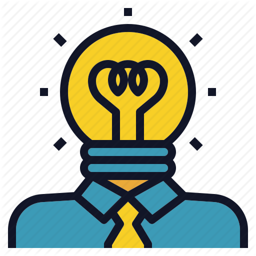 Bulb, Creative, Idea, Light, Person, Thinker Icon