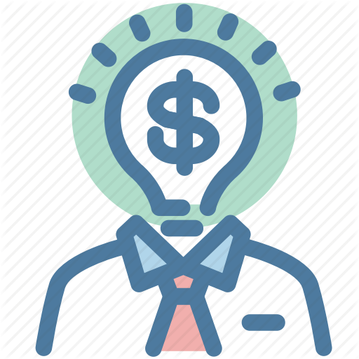 Business, Businessman, Coin, Dollar, Investor, Money, Thinker Icon