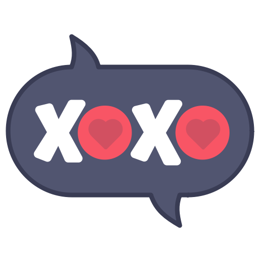 Kiss, Layer, Message, Photo, Sticker, Word, Xoxo Icon