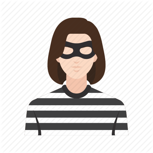 Criminal, Hacker, Job, Occupation, People, Thief, Woman Icon